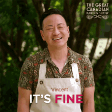 Its Fine Vincent GIF - Its Fine Vincent The Great Canadian Baking Show GIFs