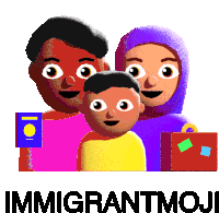 World Emoji Day Immigrant Sticker - World Emoji Day Emoji Day Emoji Stickers