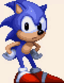 Sonic Sonic The Hedgehog GIF - Sonic Sonic The Hedgehog Waiting GIFs