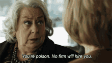 youre poison no firm will hire you dianne lockhart the good fight youre a poison no one is going to hire you