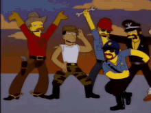village people in the navy waylon smithers the simpsons the simpsons tide