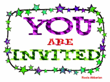 Animated Greeting Card You Are Invited GIF - Animated Greeting Card You Are Invited GIFs