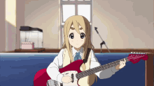 Mugi Tsumugi Kotobuki GIF - Mugi Tsumugi Kotobuki Anime Guitar GIFs