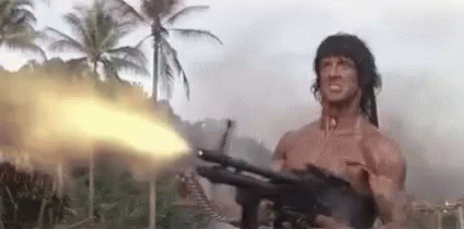 Rambo Pumped GIF - Rambo Pumped Gunfire - Discover & Share GIFs