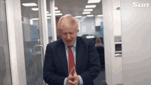 Boris Johnson Happy GIF - Boris Johnson Happy Finger Gun GIFs