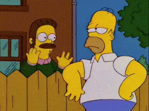 Wrap It Up - The Simpsons GIF - The Simpsons Homer Simpson Ned Flanders GIFs