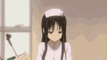 看護師　看護婦　澪　みお　けいおん GIF - Injection Shot Anime GIFs