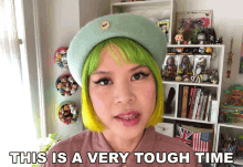This Is A Very Tough Time Goldie Chan GIF - This Is A Very Tough Time Goldie Chan Hard Time GIFs