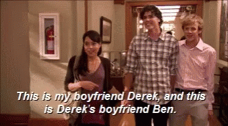 This Is My Boyfriend Derek And This Is Dereks Boyfriend Ben April GIF - Thi...