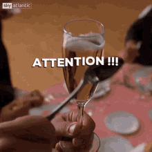 Attention Wine GIF - Attention Wine Spoon GIFs