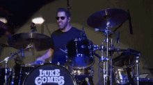 Drummer Luke Combs GIF - Drummer Luke Combs Stagecoach GIFs