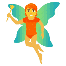 fairy people joypixels magical pixie