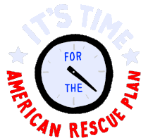 American Rescue Plan I Support The American Rescue Plan Sticker - American Rescue Plan I Support The American Rescue Plan Biden Stickers
