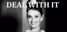 Deal With It Audrey Hepburn GIF - Deal With It Audrey Hepburn Sunglasses GIFs