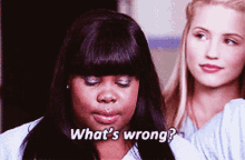 Glee Mercedes Jones GIF - Glee Mercedes Jones Whats Wrong GIFs