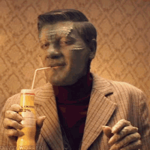 Dance Funny Face GIF - Dance Funny Face Drinking Through Straw GIFs