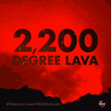 2200degree lava volcano live with nik wallenda hot scorching volcano
