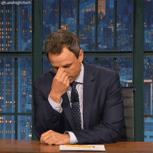 Can'T GIF - Seth Meyers Stressed Cant GIFs