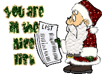 Santa Nice List Sticker - Santa Nice List Naughty Or Nice Stickers