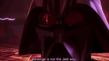 Star Wars Darth Vader GIF - Star Wars Darth Vader Revenge Is Not The Jedi Way GIFs