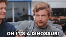 Oh Its A Dinosaur Realization GIF - Oh Its A Dinosaur Dinosaur Realization GIFs