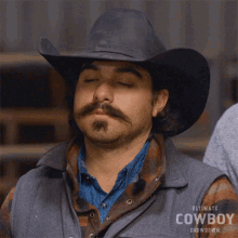 Deep Sigh Sal Campos GIF - Deep Sigh Sal Campos Ultimate Cowboy Showdown GIFs