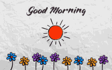 Good Morning Spring Flowers GIF - Good Morning Spring Flowers Sunshine GIFs