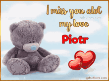 piotr i miss you a lot i miss you piotr name name