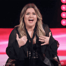 Shocked Kelly Clarkson GIF - Shocked Kelly Clarkson The Voice GIFs