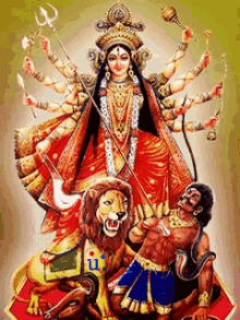 Maa Durga GIF - Maa Durga GIFs