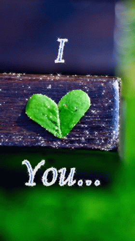 Green Heart I Love You GIF - Green Heart I Love You Sparkle GIFs