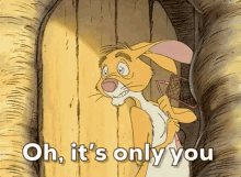 Rabbit Oh Its You GIF - Rabbit Oh Its You Relieved GIFs