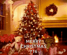 Merry Christmas Christmas Tree GIF - Merry Christmas Christmas Tree Gifts GIFs