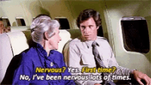 nervous not the first time fear of flying