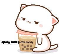 Kitty Daddy Sticker - Kitty Daddy Squishy Stickers