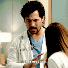 Greys Anatomy Andrew Deluca GIF - Greys Anatomy Andrew Deluca I Dont Need This GIFs