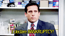 Spending All Your Financial Aid Money Before Classes Even Start. GIF - The Office Declare Bankruptcy GIFs