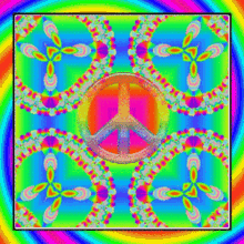 Peace Colorful GIF - Peace Colorful Sign GIFs