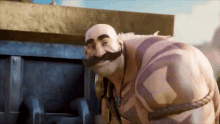 braum thumbs up smile bald moustache braum thumbs up smile bald moustache