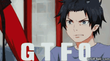 Gtfo GIF - Anime Gtfo Slam GIFs