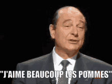 Jacques Chirac Pomme GIF - Jacques Chirac Pomme Aime GIFs