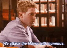 buffy the vampire slayer seth green we attack the mayor with hummus buffy the vampire slayer seth green we attack the mayor with hummus