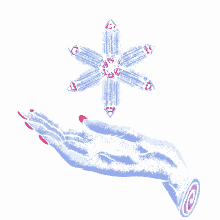 magical hand snowflakes magical hand snowflakes