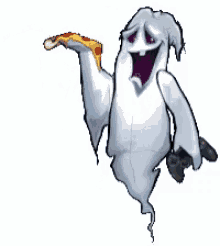 Ghost Pizza GIF - Ghost Pizza Gamer GIFs