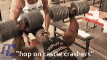 Castle Crashers Get On Castle Crashers GIF - Castle Crashers Get On Castle Crashers Hop On Cc GIFs