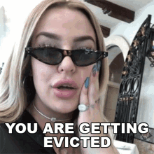 You Are Getting Evicted Tana Mongeau GIF - You Are Getting Evicted Tana Mongeau Cameo GIFs