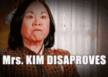 Mrs Kim Disapproves GIF - Mrs Kim Disapproval Disapproves GIFs