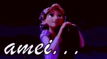 Amei Adorei Lindo Rapunzel GIF - Loved It Liked It Beautiful GIFs
