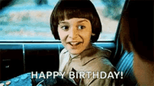 Will Byers Stranger Things GIF - Will Byers Stranger Things Happy Birthday GIFs