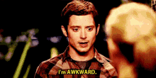 When You’re Kind Of Socially Awkward GIF - Im Awkward Elijah Wood GIFs